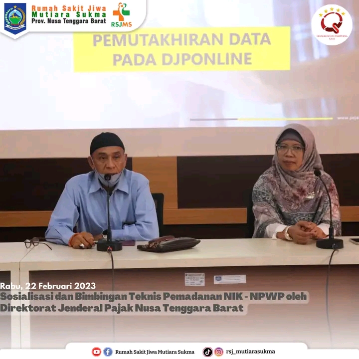 SOSIALISASI DAN BIMBINGAN TEKNIS PEMADANAN NIK – NPWP OLEH DIREKTORAT JENDERAL PAJAK NUSA TENGGARA BARAT